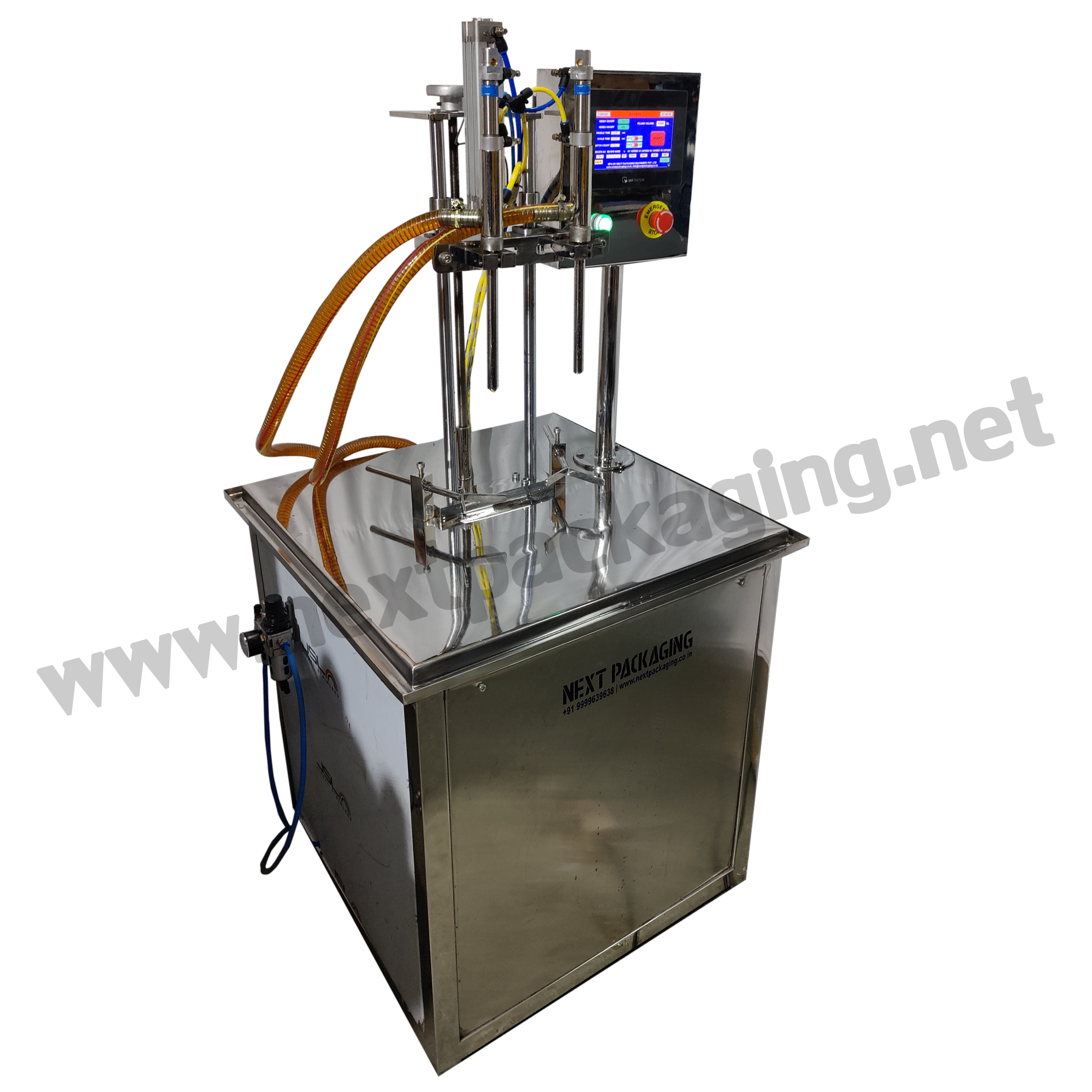 Semi Automatic Servo Gearpump Based Liquid Filler Machine